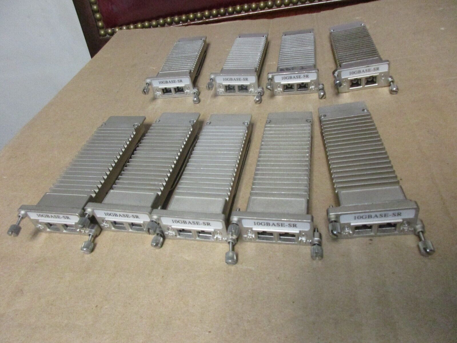 Lot of 9 Cisco XENPAK-10GB-SR 10-2014-01 Transceiver Modules