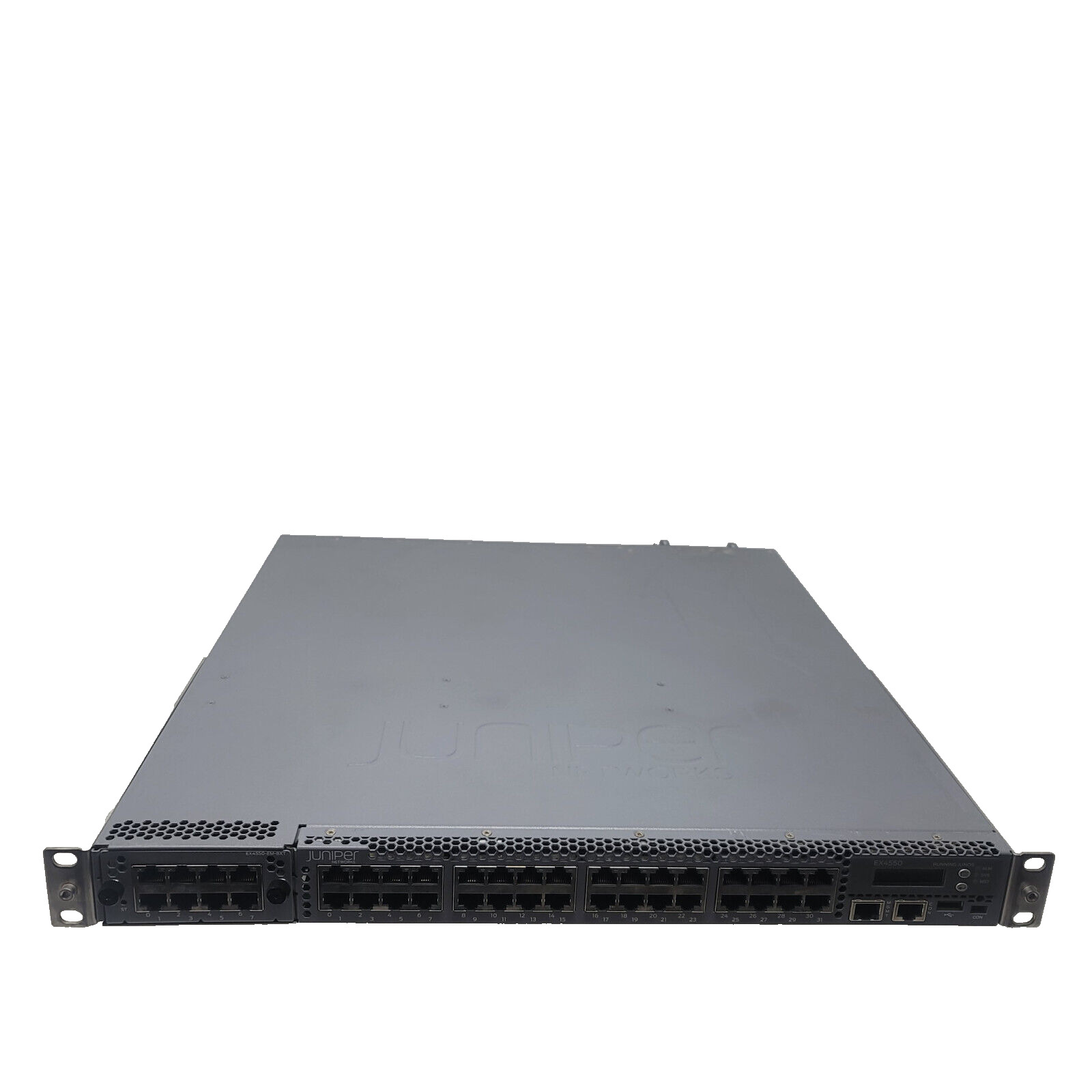 Juniper EX4550-32T 32-Port Switch w/ EX4550-EM-8XT, EX4550-VC1-128G