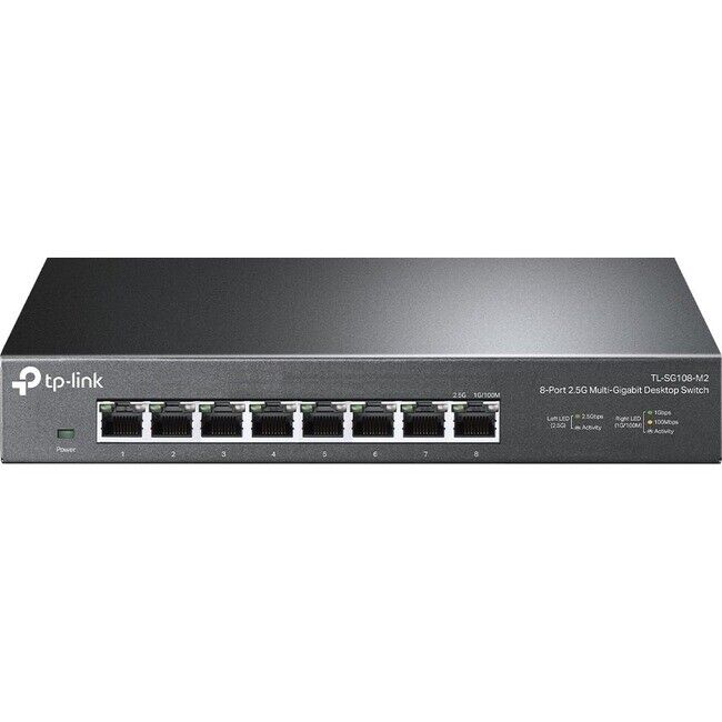 TP-Link TL-SG108-M2 8-Port Multi-Gigabit Unmanaged Network Switch TLSG108M2