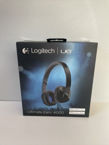 Logitech Ultimate Ears 4000 Black Headset Headphones Ffor Music Or Gaming