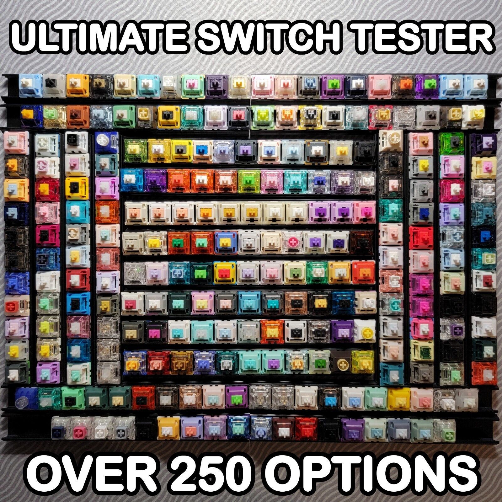 ULTIMATE Mechanical Keyboard Switch Tester Sample Pack - Tactile, Linear, Clicky