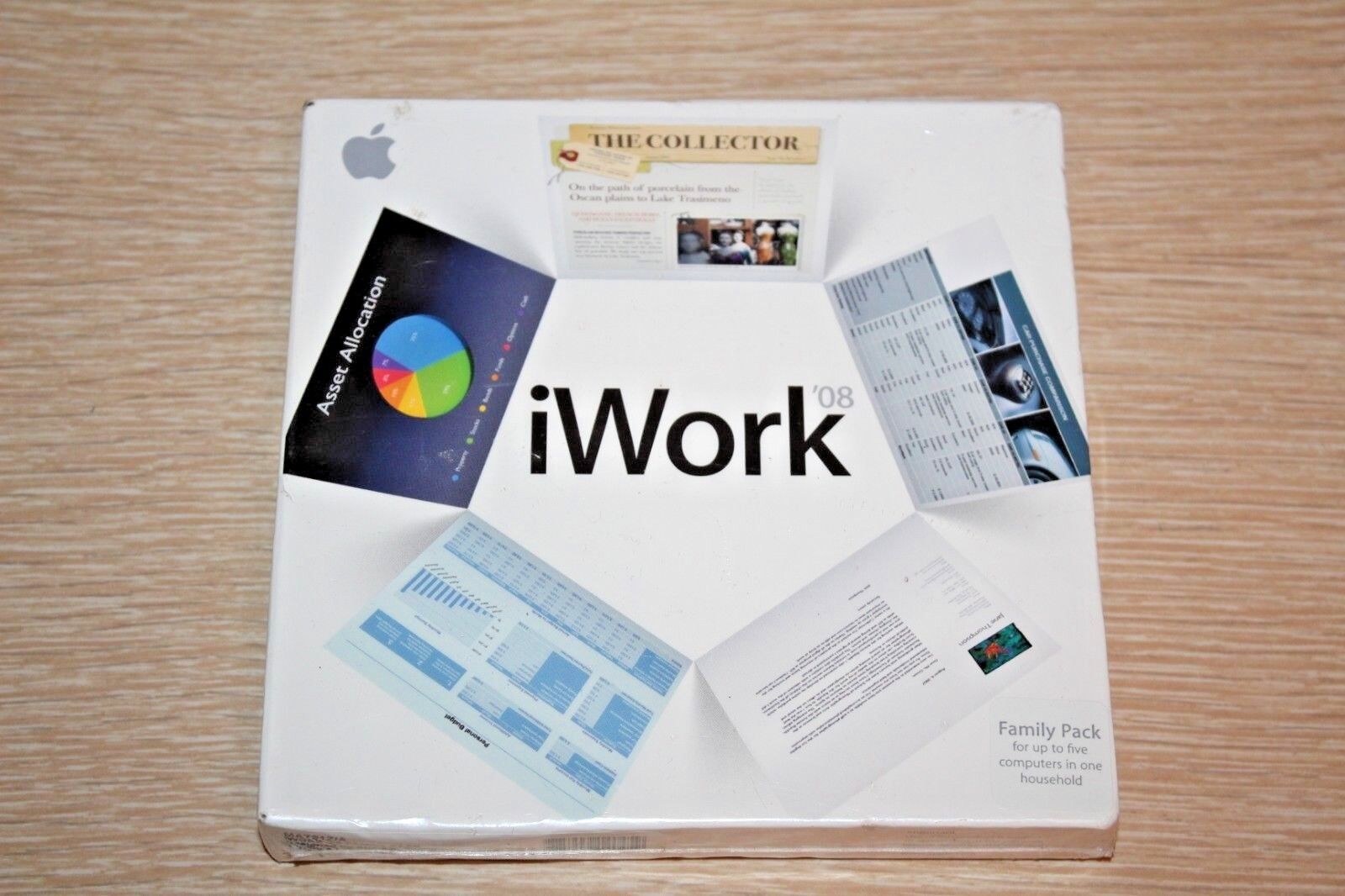 Apple iWork 08 Family Pack for Mac (MA791Z/A) NEW SEALED IN SHRINK WRAP