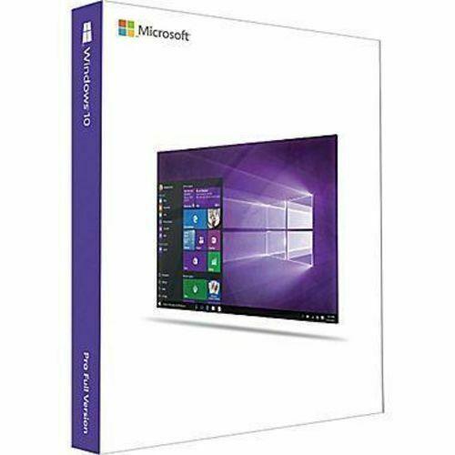 NEW - Genuine Microsoft Windows 10 Pro 32/64 Bit Eng Intl