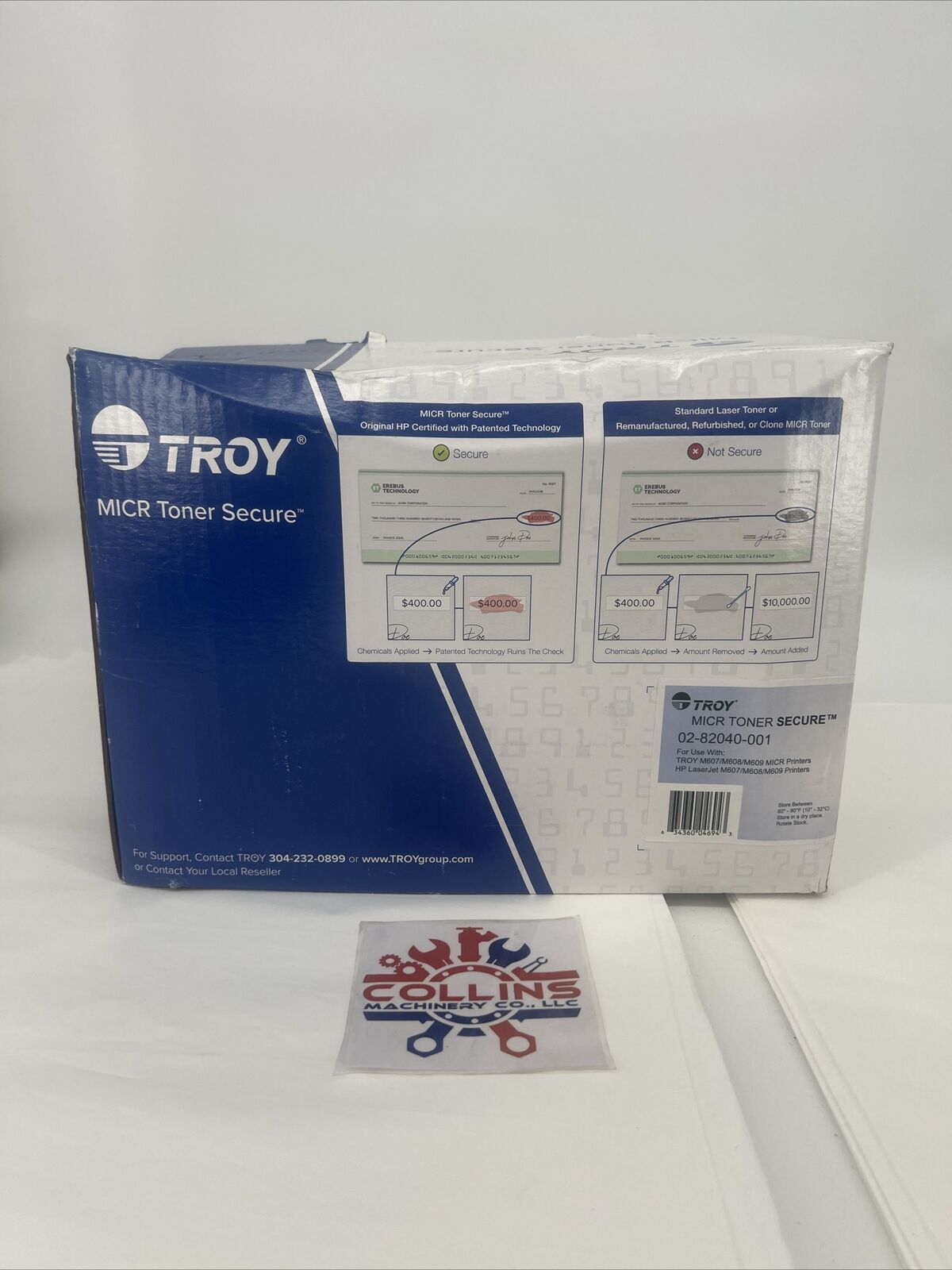 Troy Group 02-82040-001 Troy M607 M608 M609 Micr Toner Most Secure Cartridge