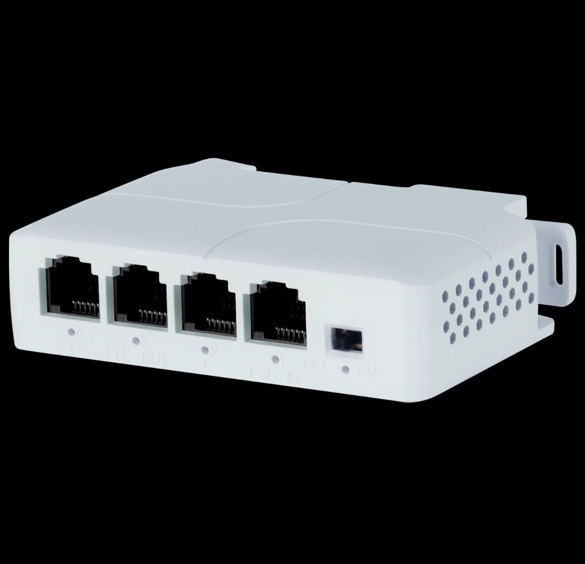 4 Port Gigabit PoE Extender, IEEE 802.3 af/at/bt 90W PoE Repeater 1000Mbps