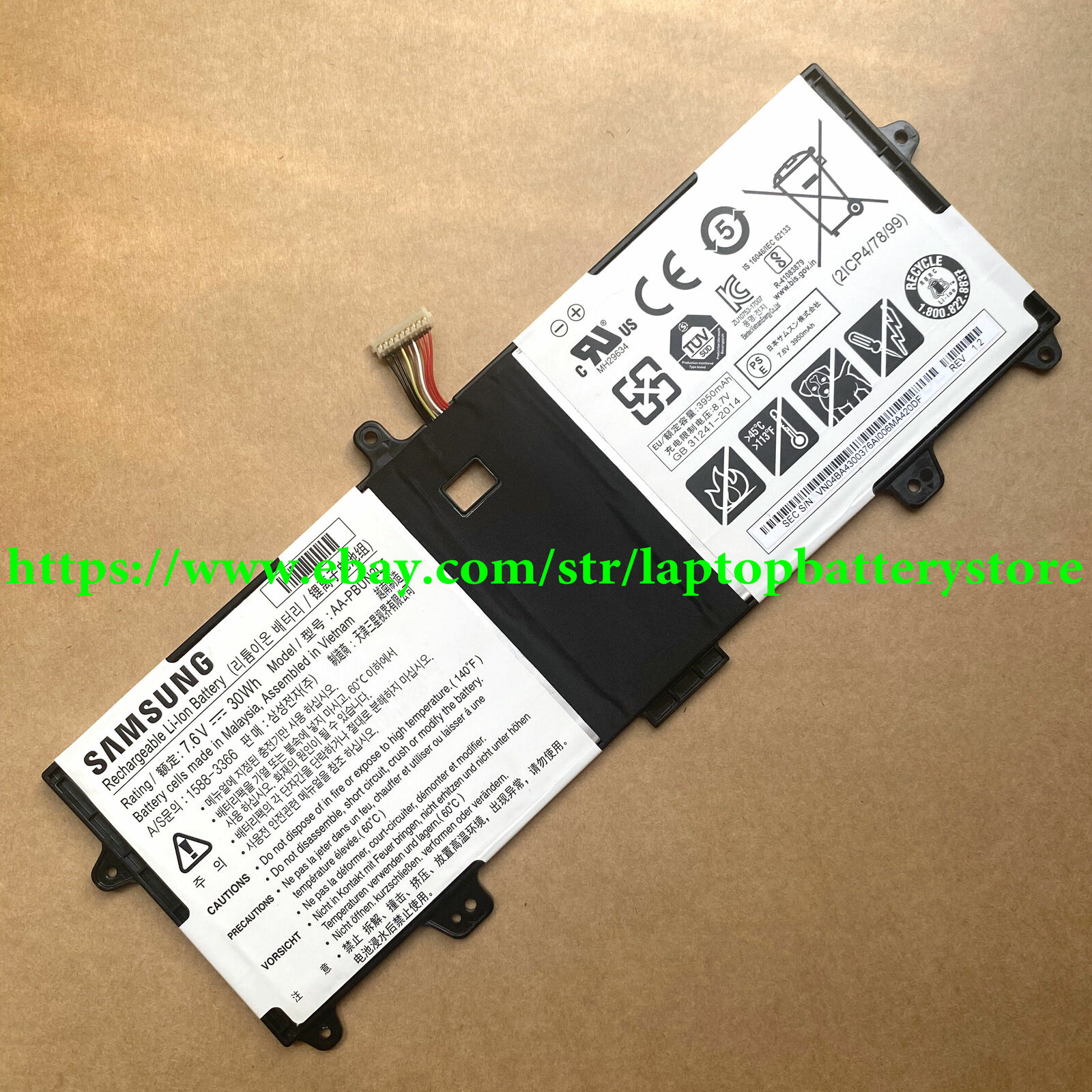 Genuine AA-PBUN2LT Battery For Samsung Notebook 9 13.3\