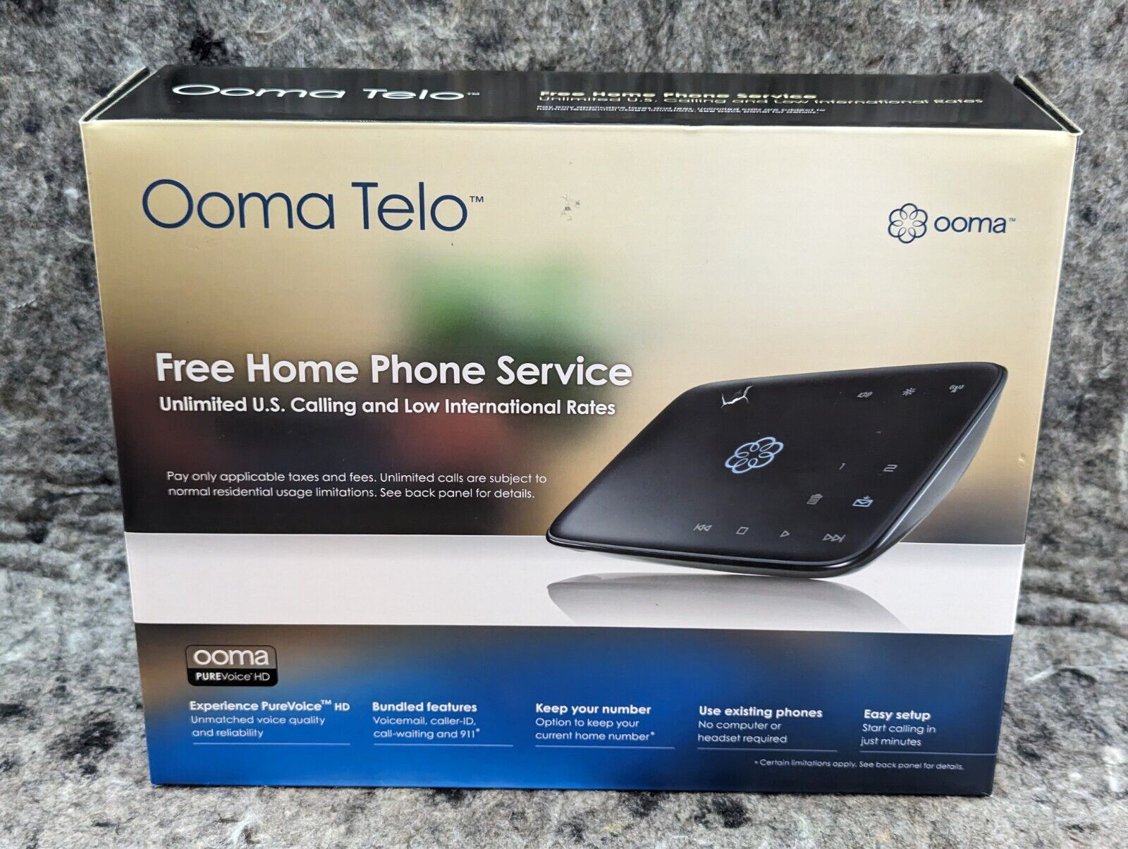 🔥New Factory Sealed🔥 Ooma Telo Free Home Phone Service