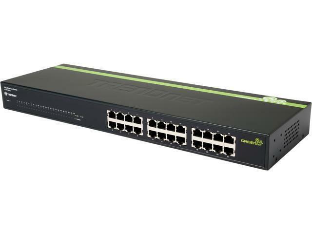 TRENDnet TE100-S24g 24-Port 10/100 Mbps GREENnet Rackmount Switch