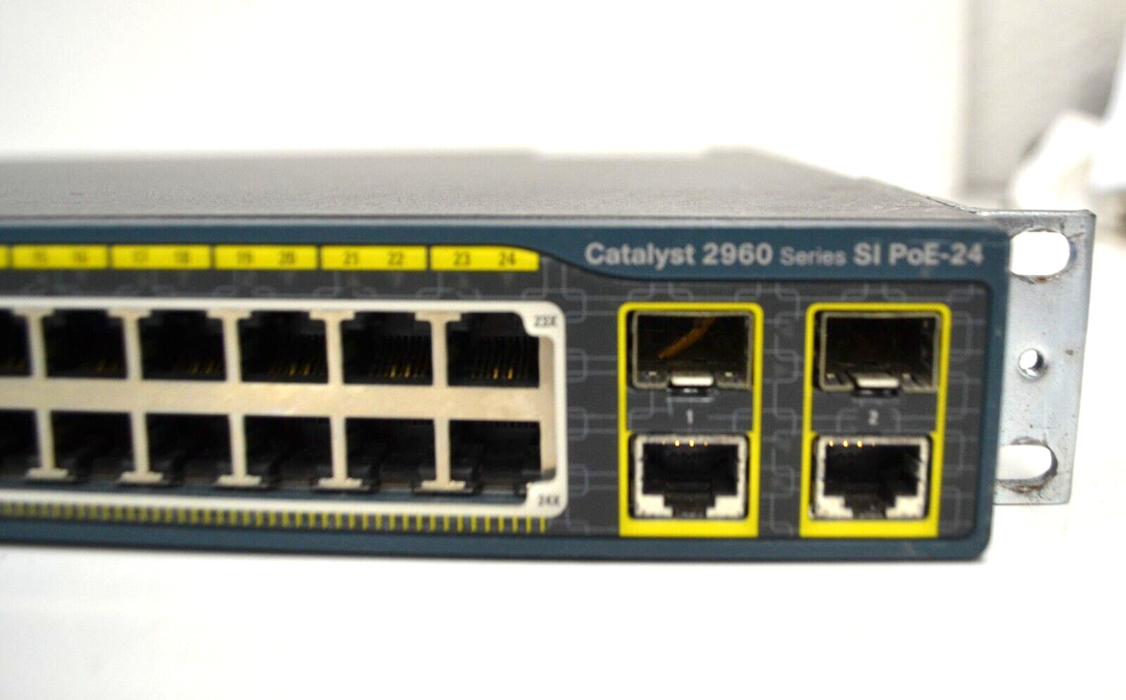 Cisco 2960 Series  WS-C2960-24PC-S 24 Port POE Switch