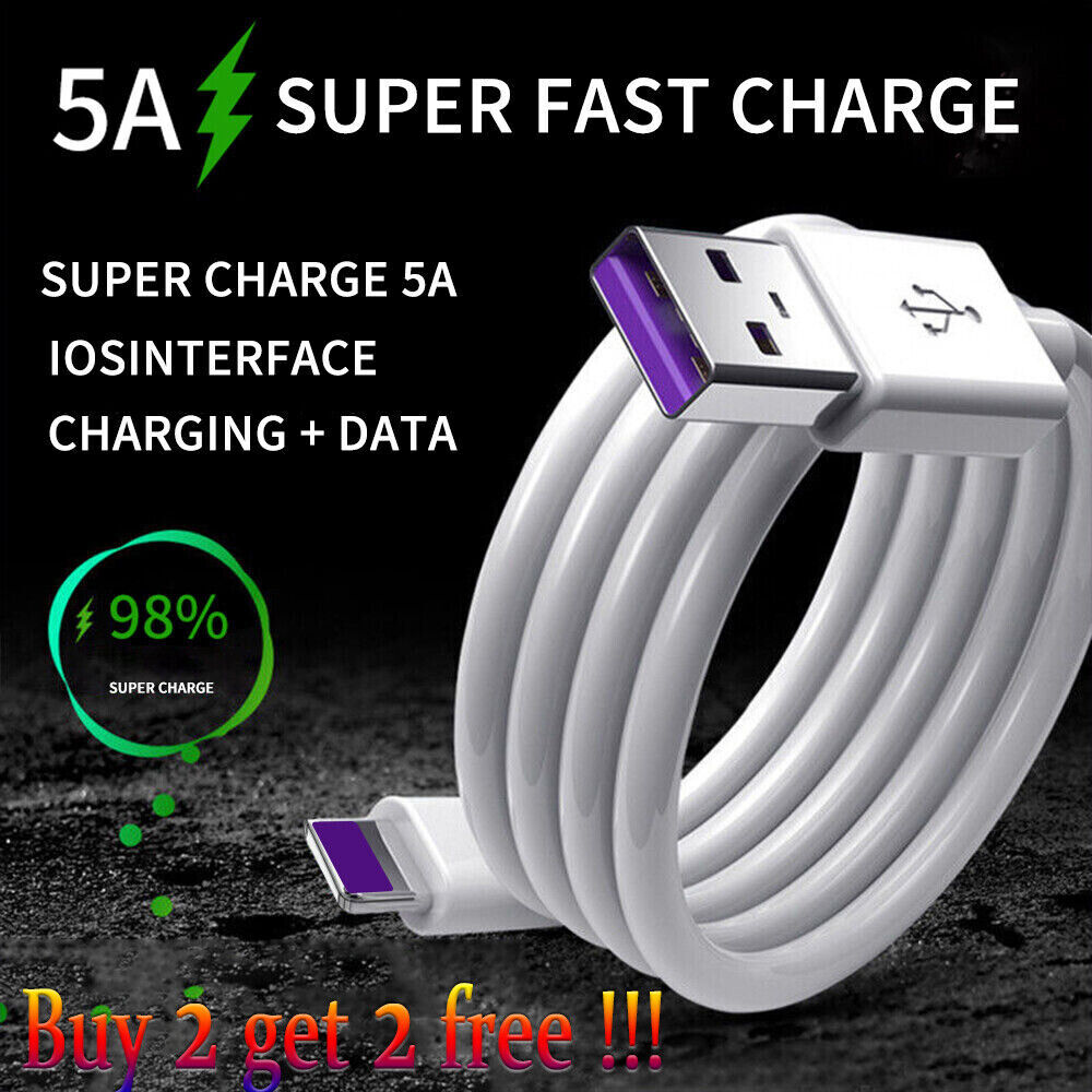 Super Fast USB Charger Cable Cord For iPhone 14 13 12 PRO XR XS MAX 8 6S SE iPad
