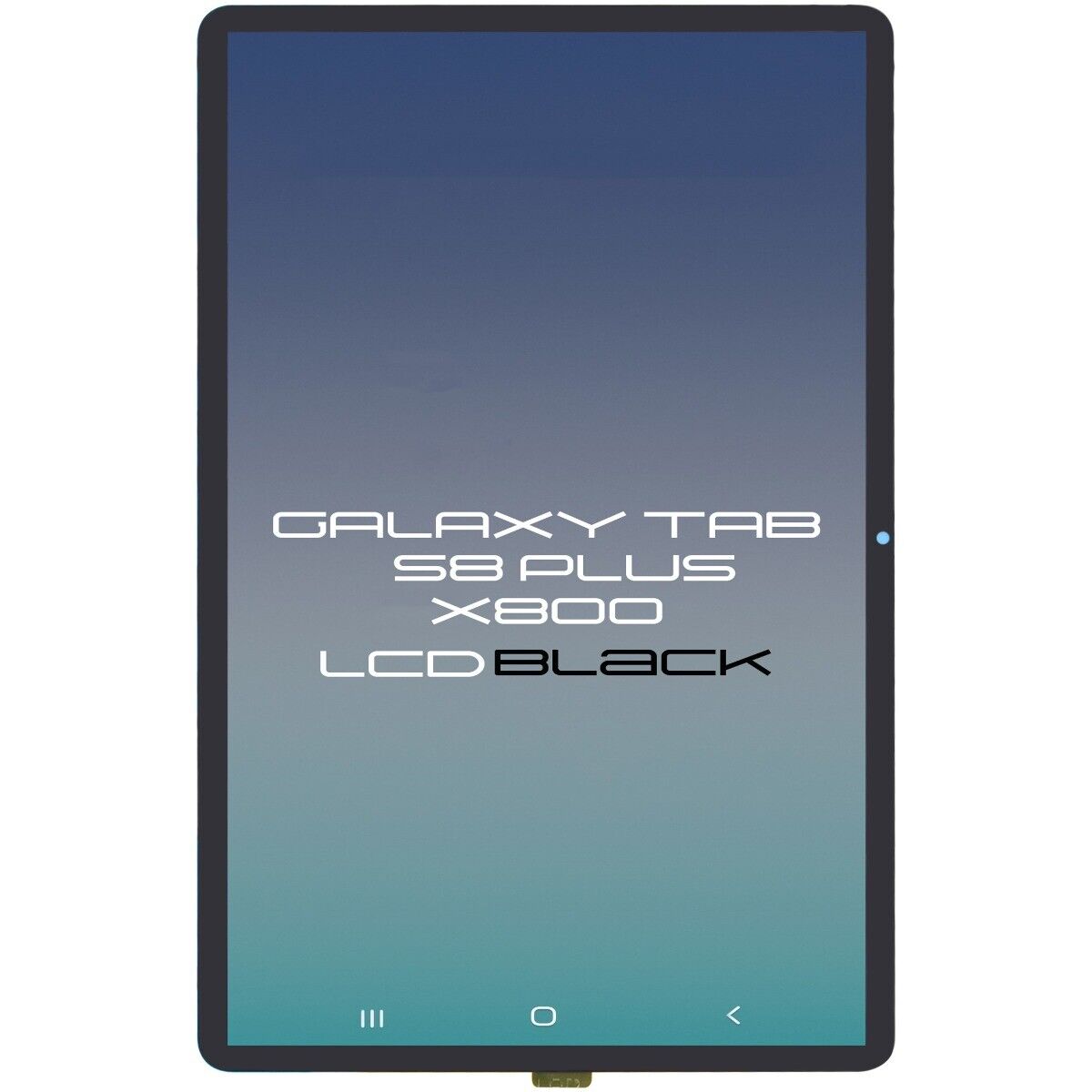 LCD With Touch For Samsung Galaxy Tab S8 Plus (X800) Black Color