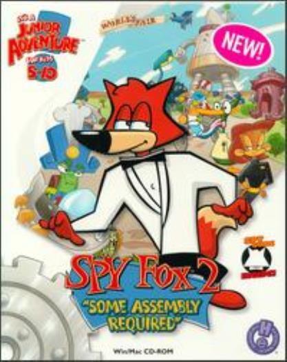 Spy Fox 2: Some Assembly Required PC MAC CD secret agent code evil villian game