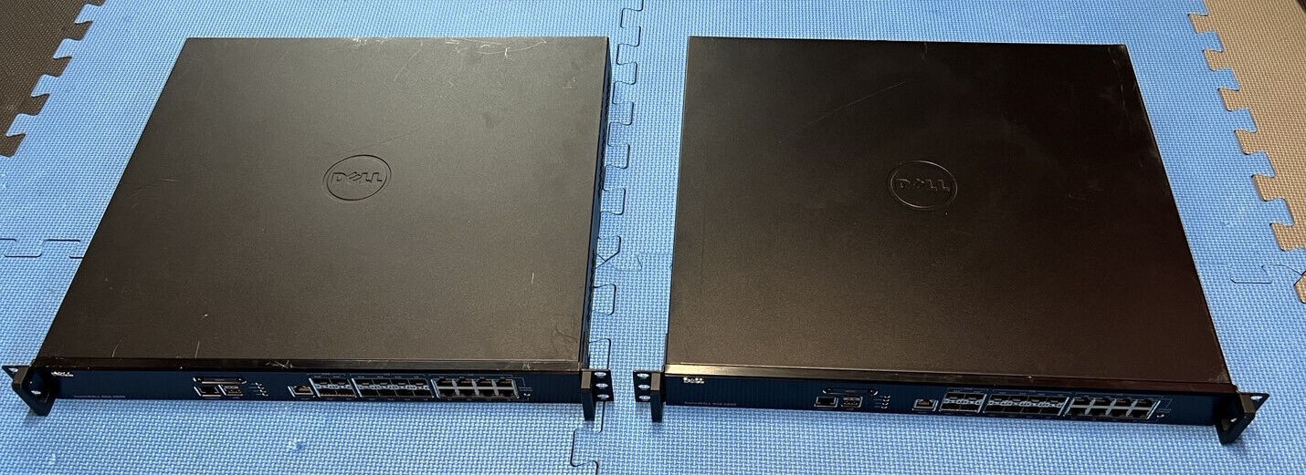 SonicWALL NSA 6600 01-SSC-3820 HA Firewall Pair TRANSFER READY with support