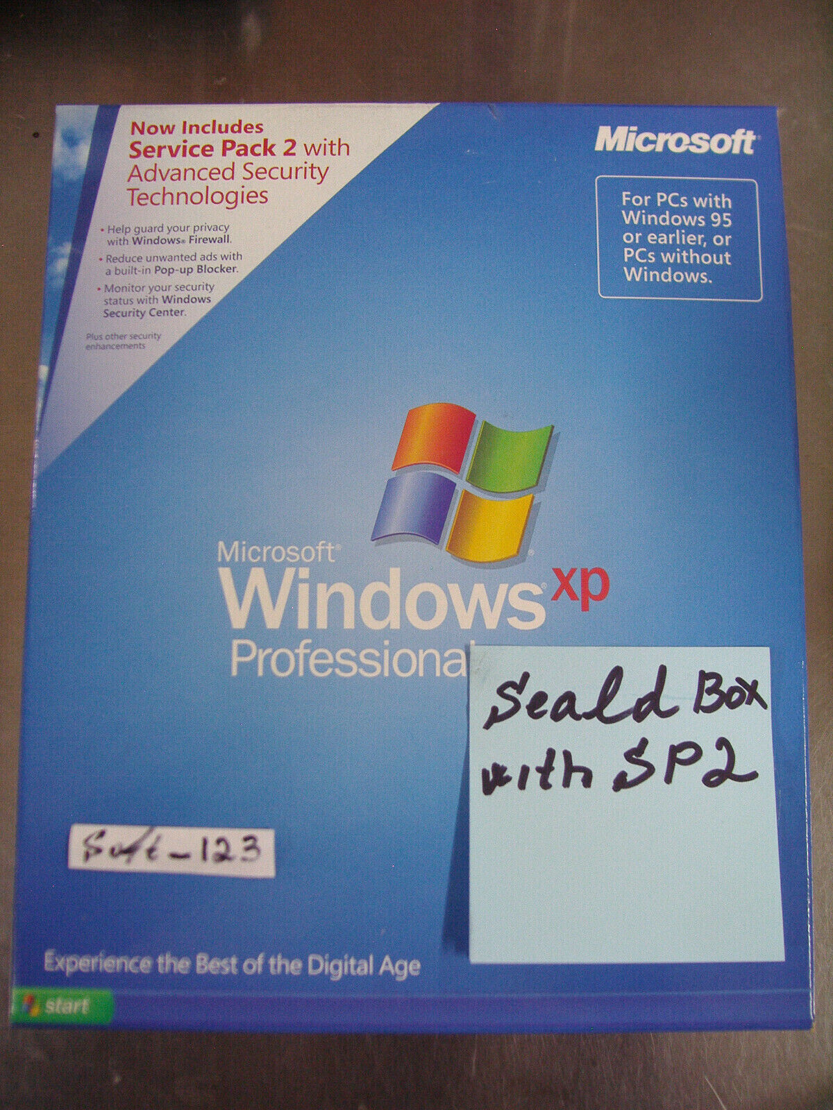 Microsoft Windows XP Professional w/SP2 Full English Retail MS WIN PRO =SEALED=