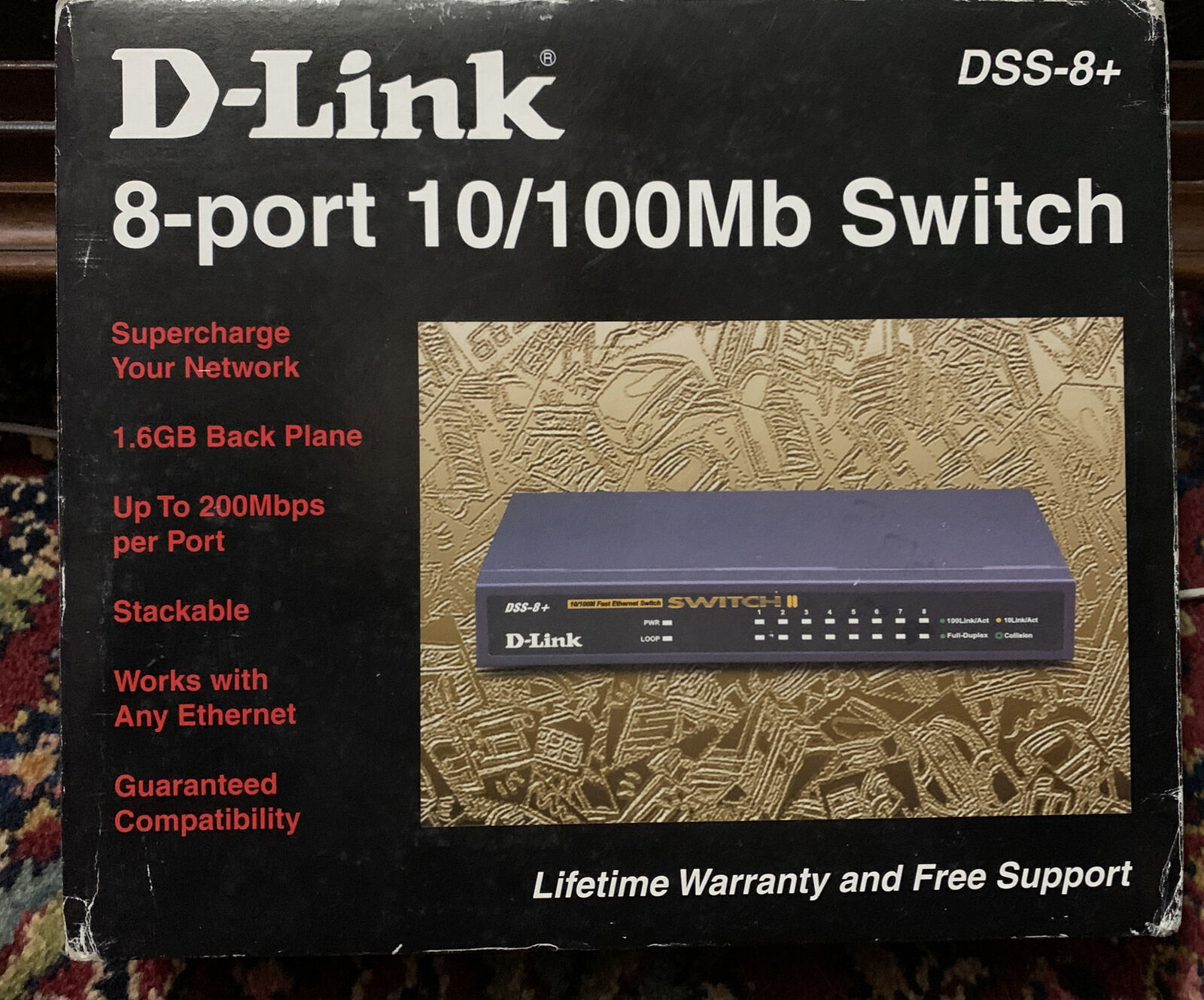 D-Link  DSS (DSS8+) 8-Ports External Switch