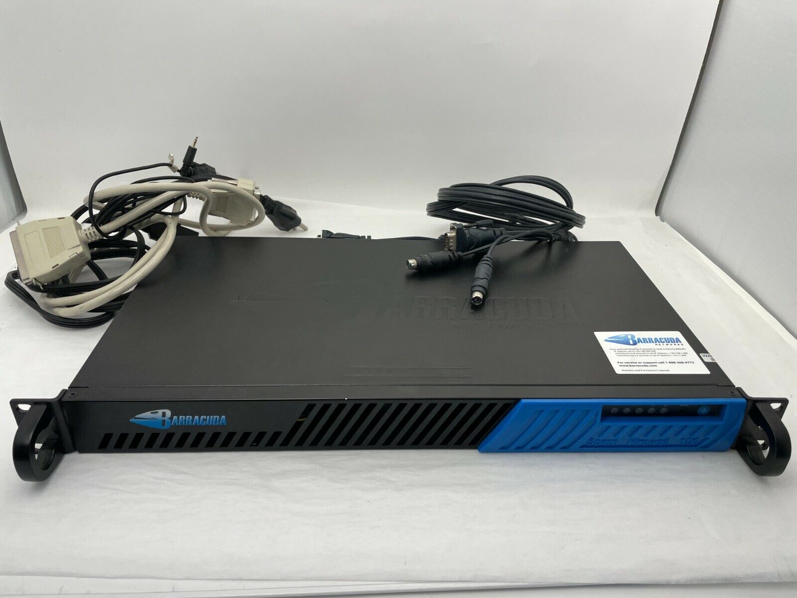 BARRACUDA Spam Firewall 100 BAR-SF-122389 With All Wires and Power Supply