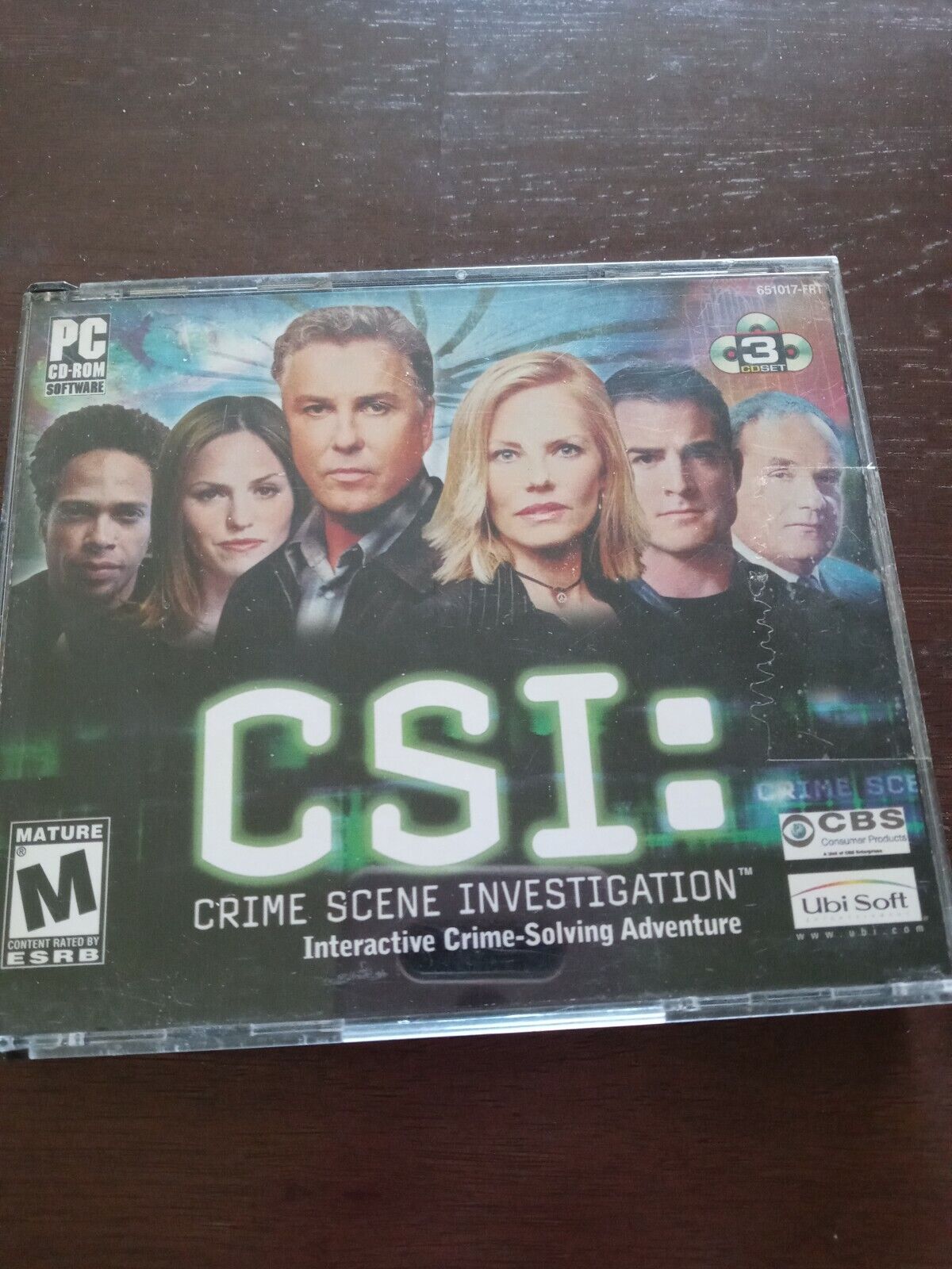 PC CD-ROM Software 3 CD - CSI: Interactive Crime-Solving Adventure 2003 Ubi-Soft