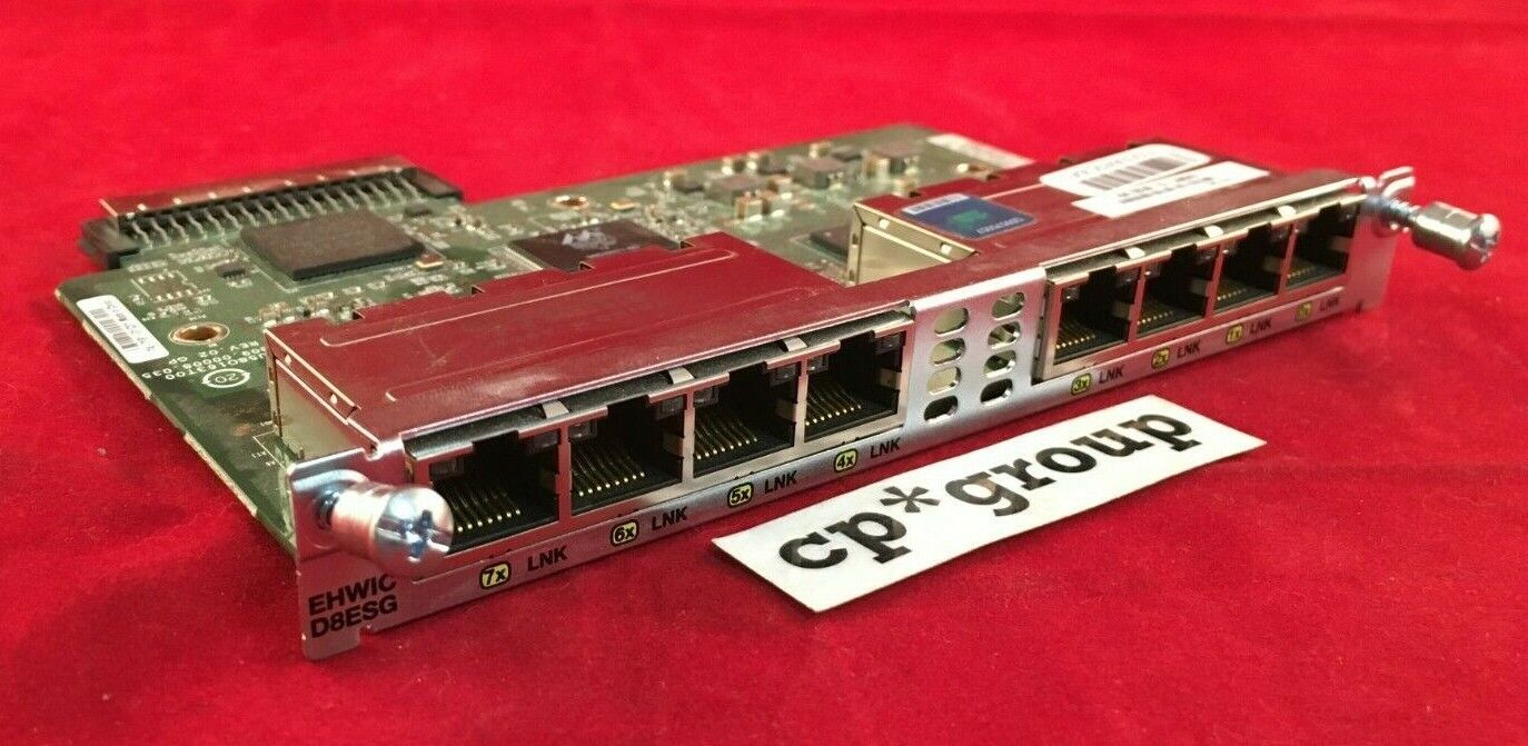 Cisco 8-Port Gigabit Ethernet Interface Module EHWIC-D-8ESG
