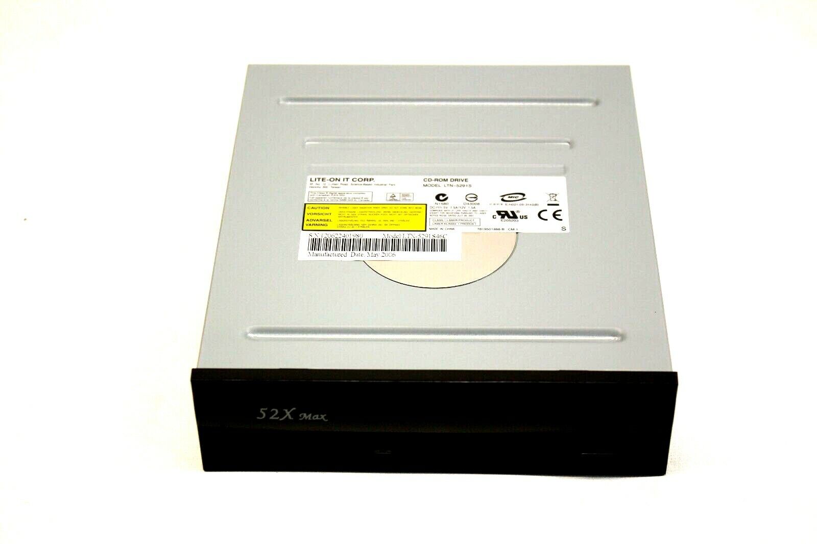 LTN-5291S LITE-ON LTN-5291S46C Black 52X CD-ROM IDE Drive NEW~