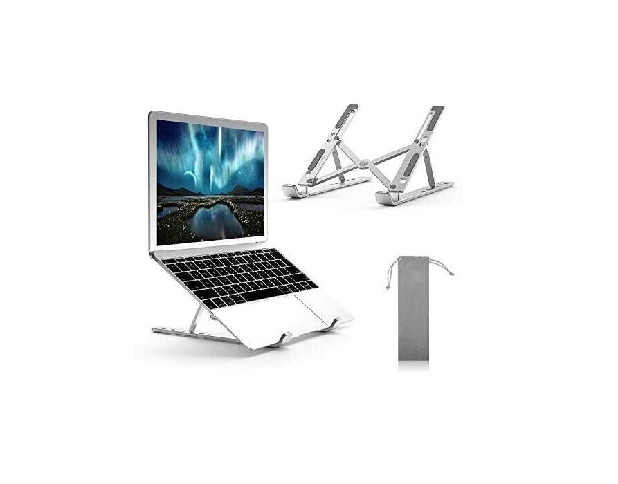 Portable Adjustable Aluminum alloy Laptop Stand Notebook Tablet Holder Foldable