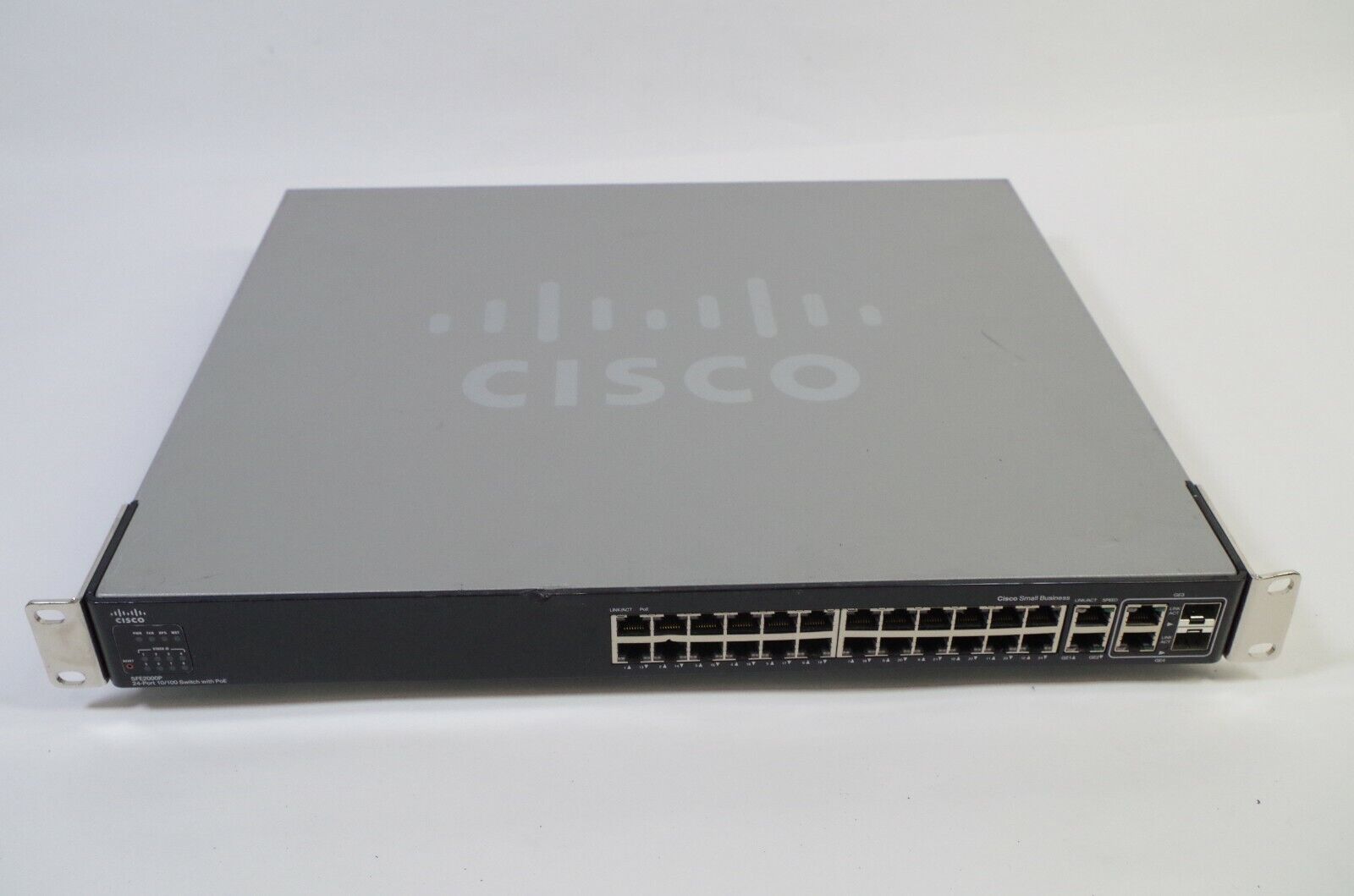 Cisco SFE2000P 24 Port Small Business PoE Switch w/ Power Cable - Tested