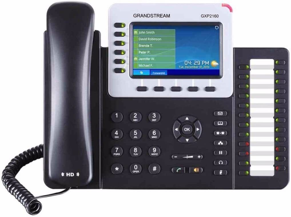 Grandstream GS-GXP2160 Dual Switched Enterprise IP Telephone VoIP Phone Device