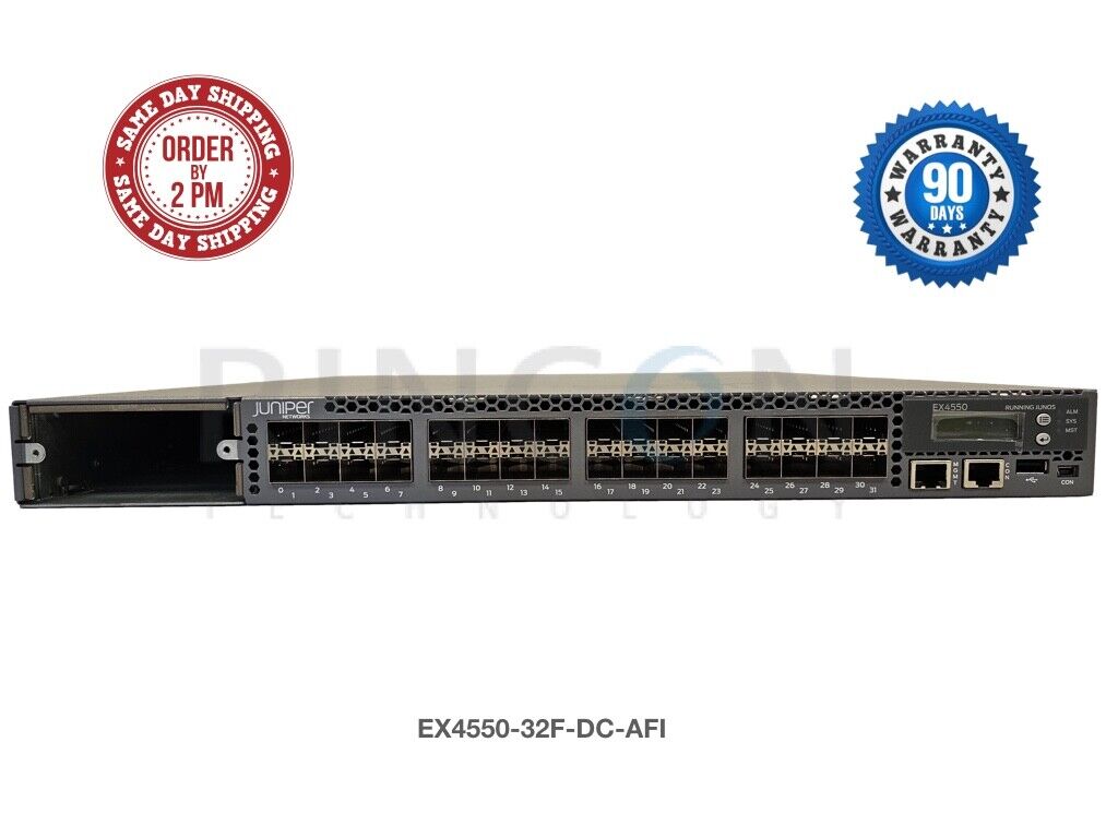 Juniper EX4550 Ethernet Switch EX4550-32F-DC-AFI