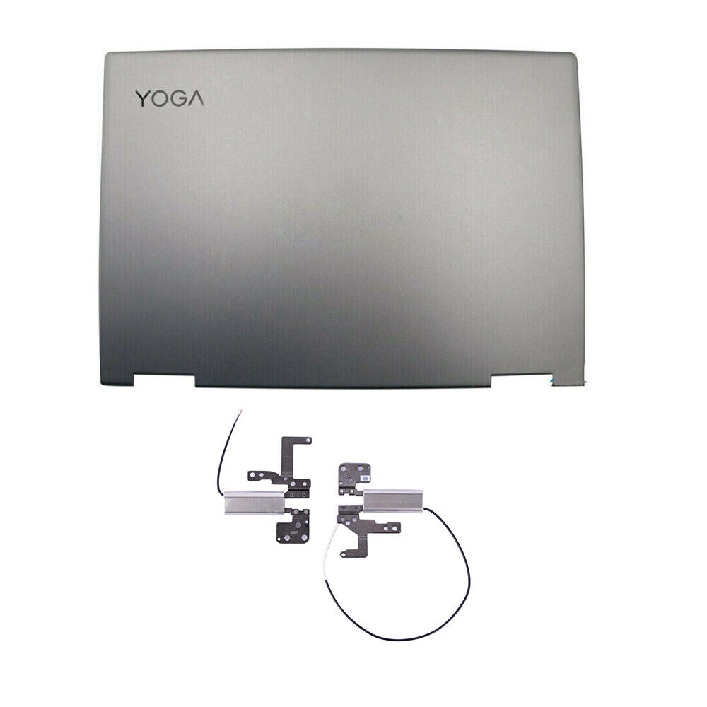 New LCD Back Cover Hinge Antenna For Lenovo Yoga 730-13IKB 730-13IWL Silver
