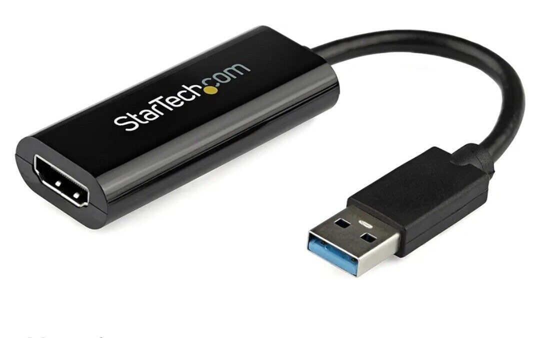 StarTech.com USB 3.0 to HDMI Adapter - Slim/Compact USB Type A (USB32HDES) NEW