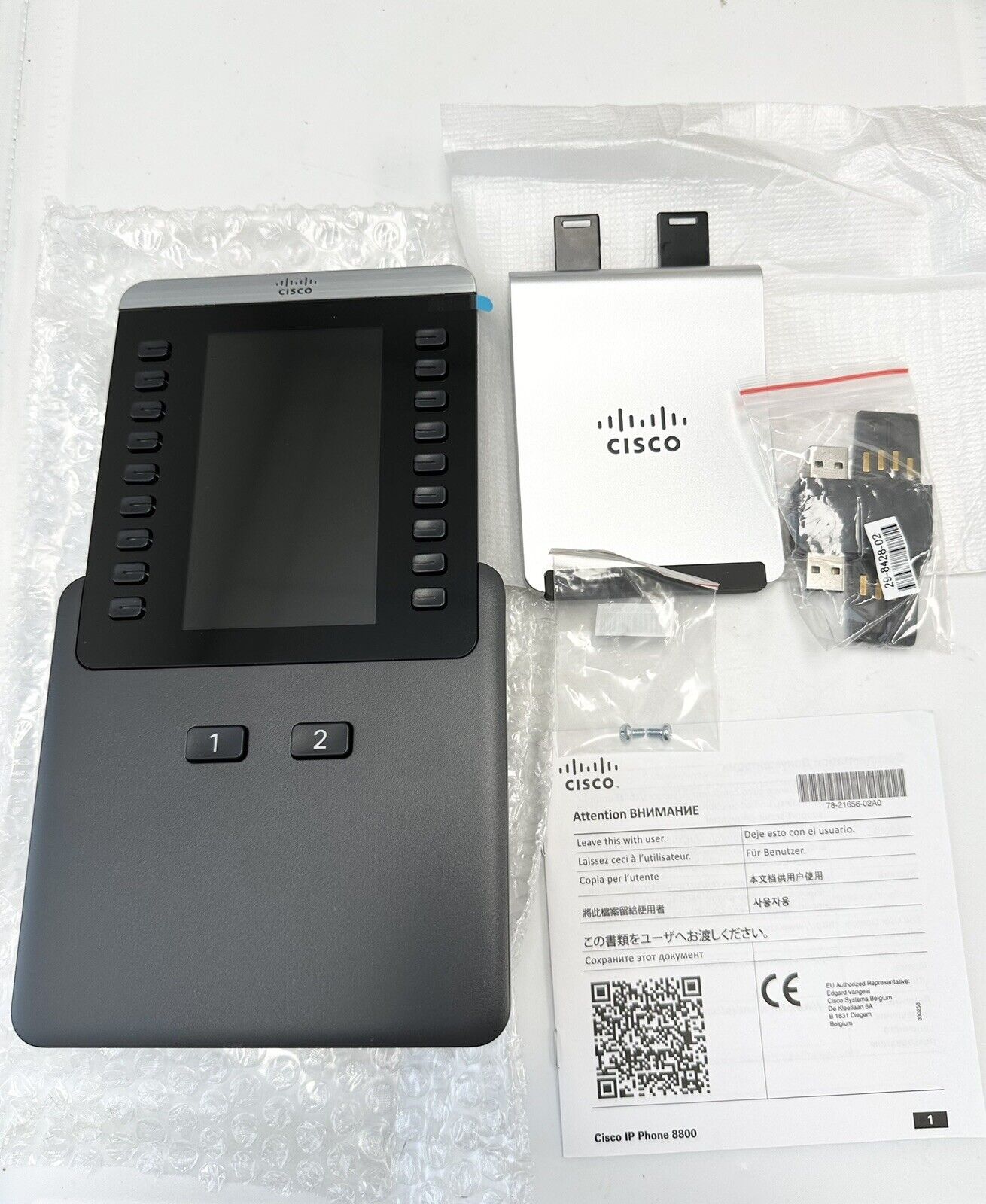 New** Cisco IP 8800 Key IP Phone Key Expansion Module CP-BEKEM