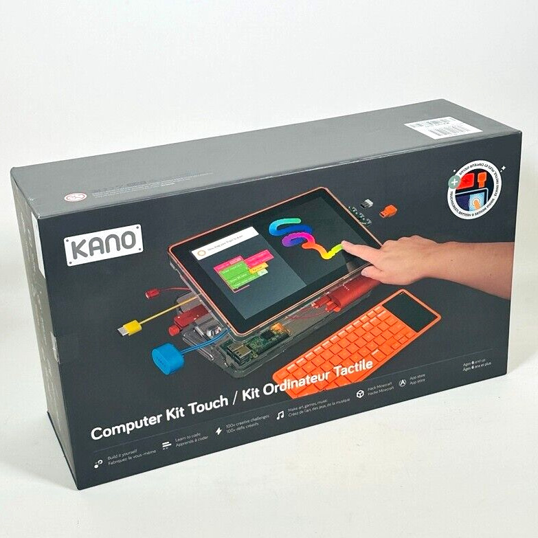 Kano Computer Kit Touch Screen Make-Your-Own Tablet Kit STEM DIY Raspberry Pi 3