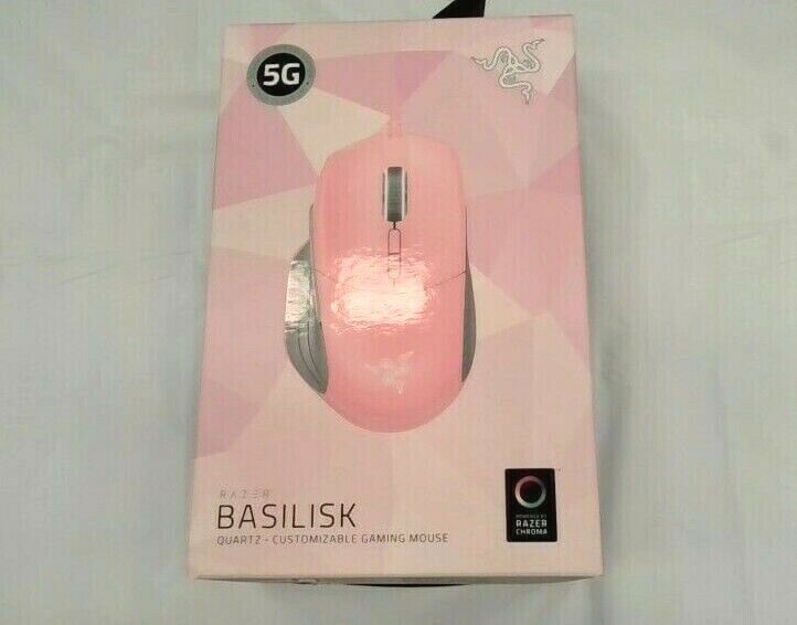 Gaming Mouse with 16,000 DPI Optical Sensor, Mechanical Switches - Quartz Pink