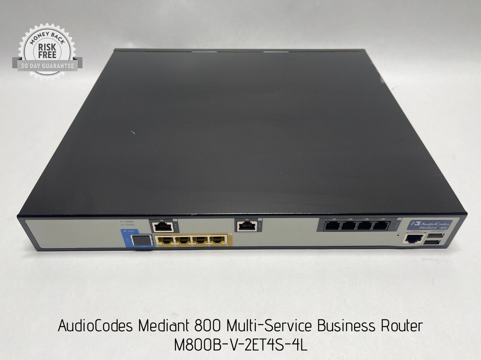AudioCodes Mediant 800 Multi-Service Business Router, M800B-V-2ET4S-4L