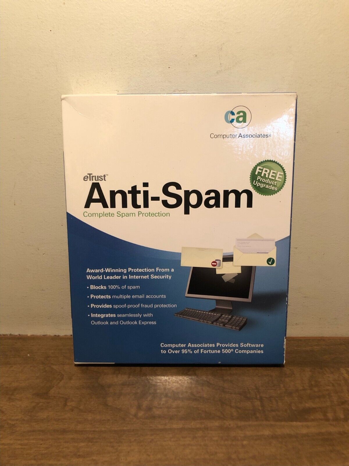 eTrust Anti-Spam for Windows 98,ME,NT4,2000 & XP CD-ROM