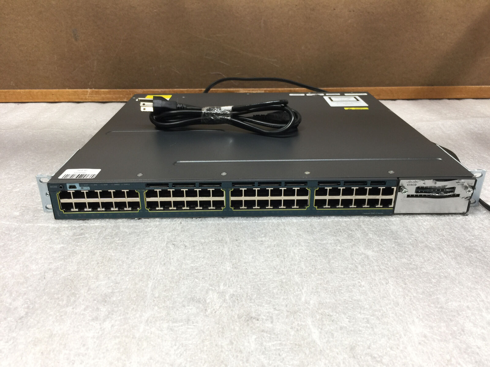Cisco WS-C3560X-48T-L V05 48-Port | 4x SFP Ports Fully Managed Switch, --TESTED