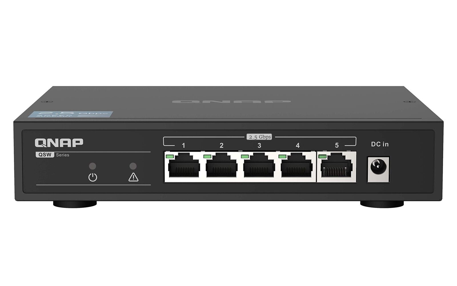 QNAP QSW-1105-5T, 5 port 2.5Gbps auto negotiation (2.5G/1G/100M), unmanaged swit