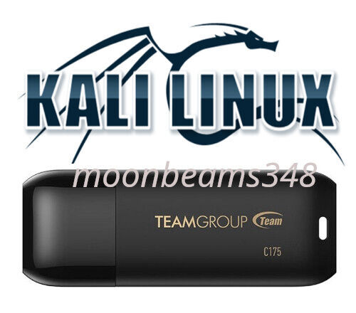 Kali Linux 2024.1 64 Bit 32 Gb USB 3.2 Bootable Live Linux Network Penetration