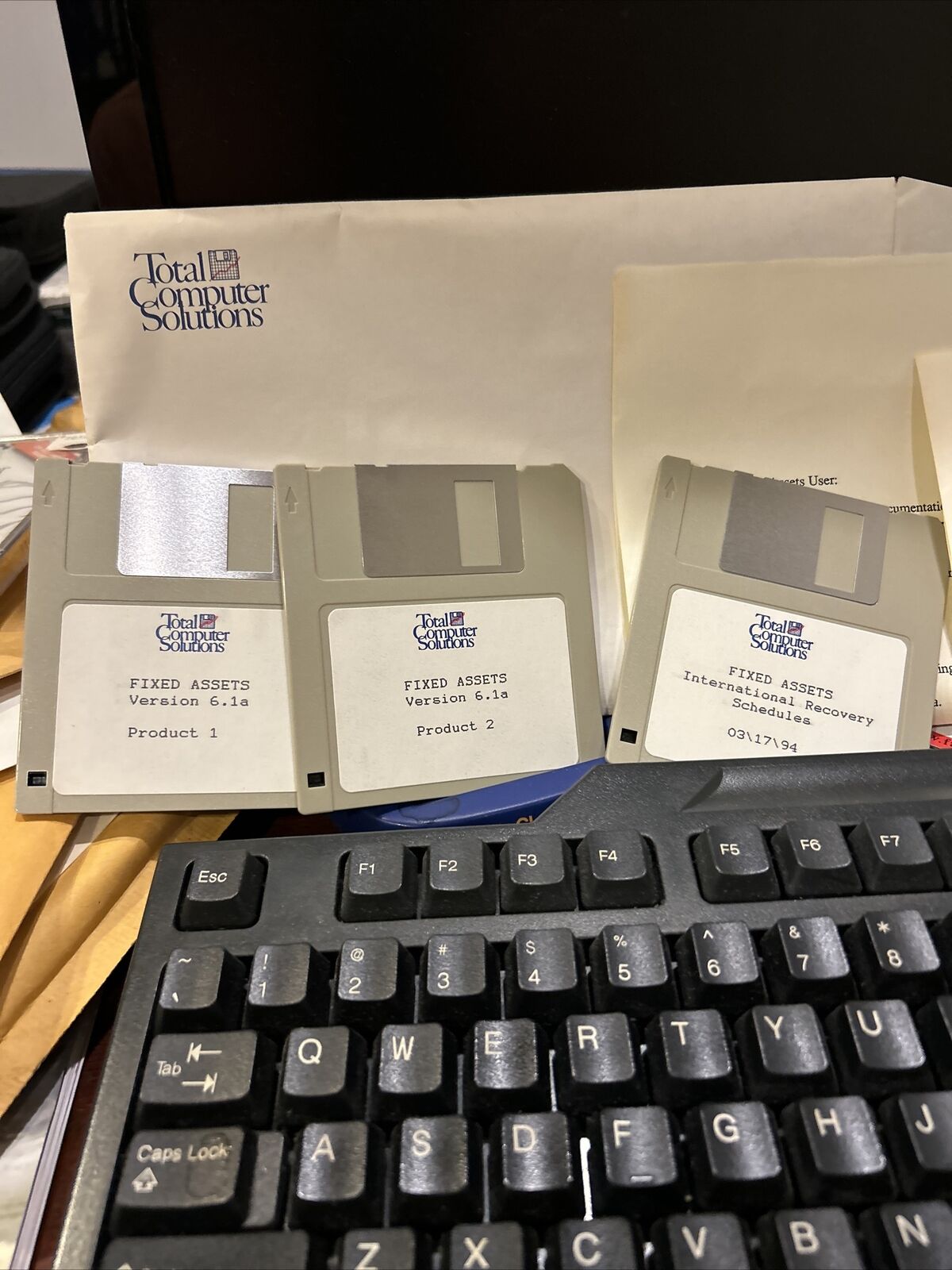 UNUSED BRAND NEW  Accpac Plus Accounting Fixed Assets. 6.1A.  Disks and Docs.
