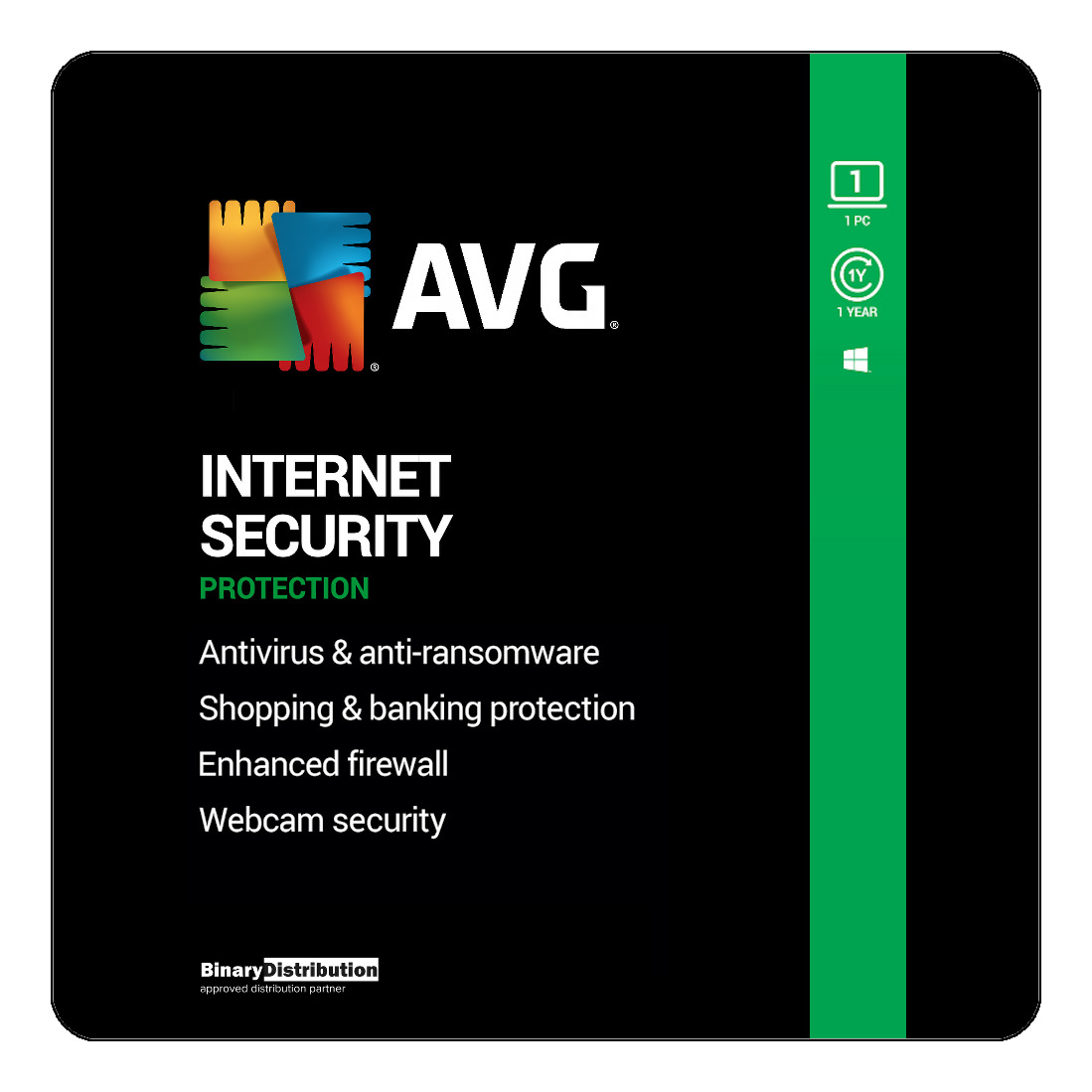 AVG Internet Security 2024 - 1 PC - 1 Year [Download]