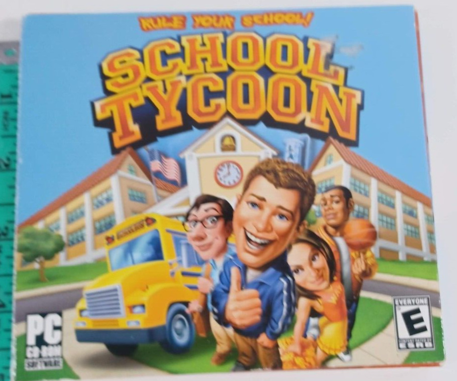 SCHOOL TYCOON - Rule Your School - PC CD-ROM (2003)