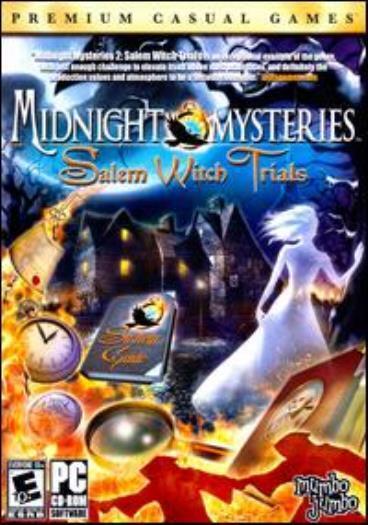 Midnight Mysteries: Salem Witch Trials PC CD hidden object picture puzzle game