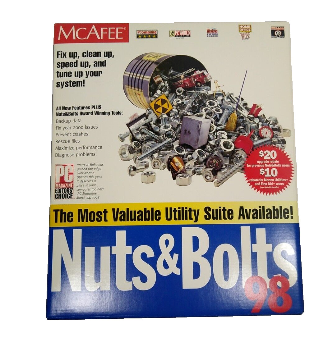 Mcafee Nuts & Bolts CD-Rom 1998