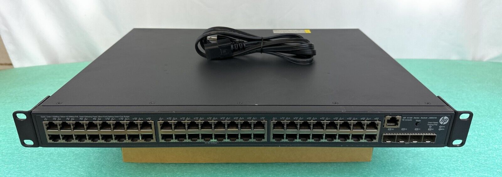 HP JG937A HPE Procurve 5130-48G-PoE+-4SFP+ (370W) EI Switch