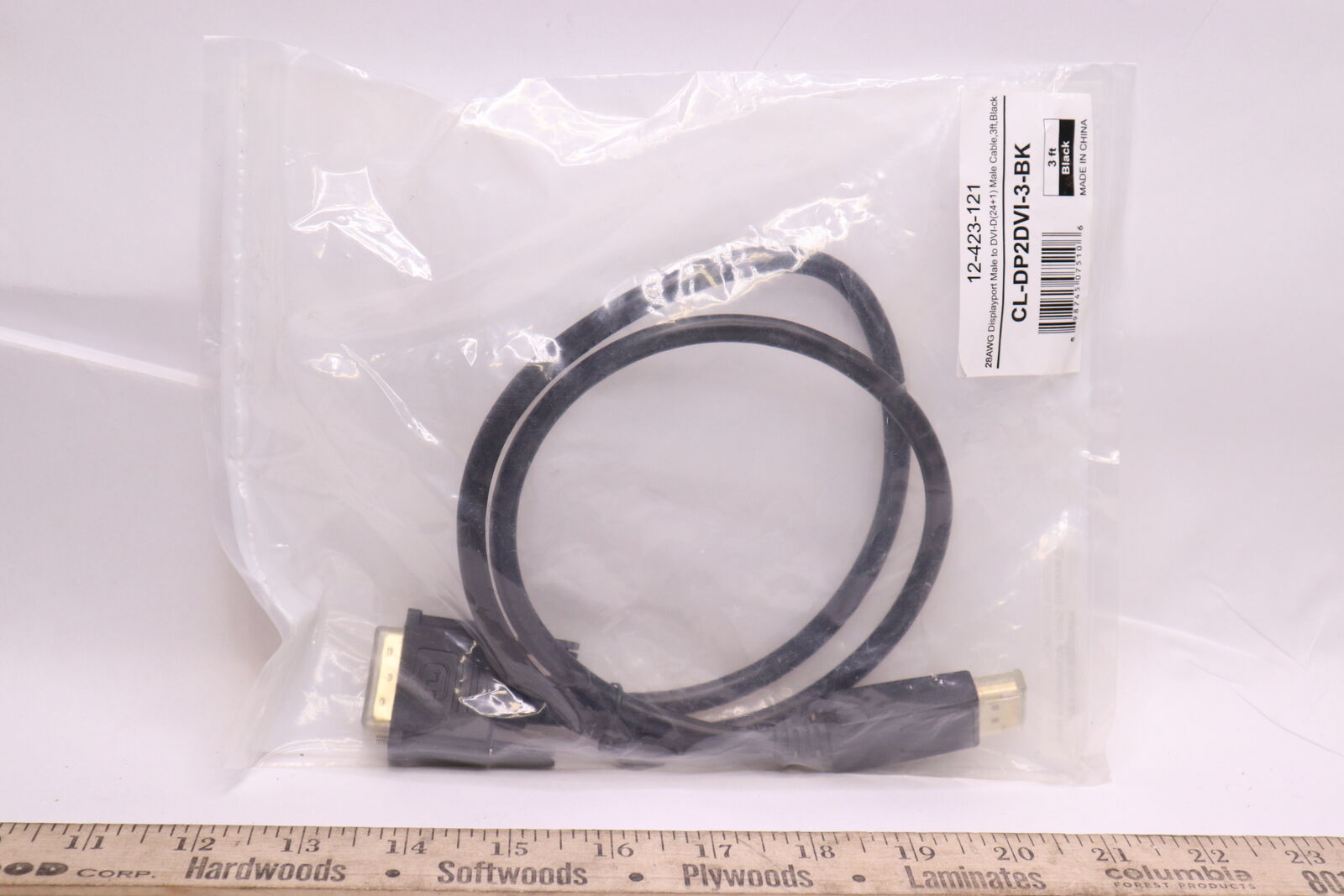 Coboc DisplayPort Cable 3 ft. CL-DP2DVI-3-BK 