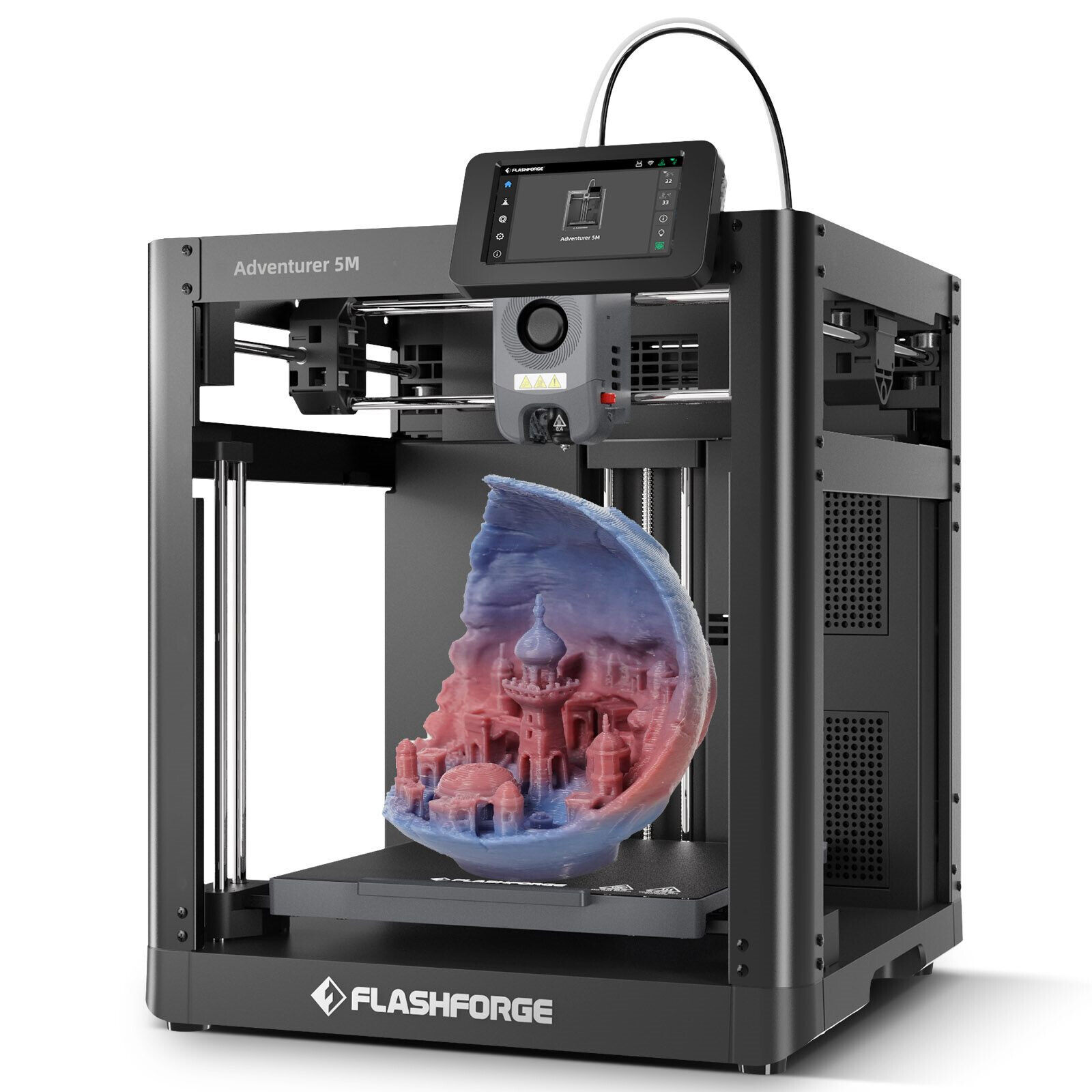 FLASHFORGE 3D Printer Adventurer 5M Core XY Fully Auto Leveling Max 600mm/s US