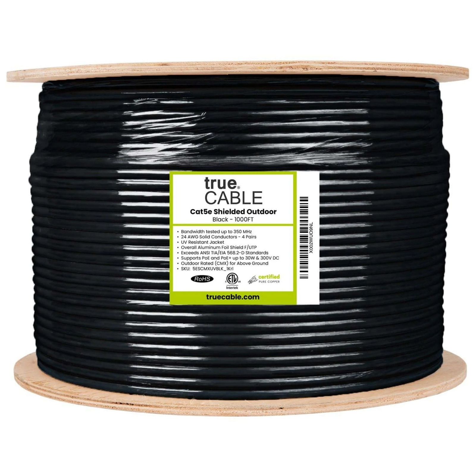 trueCABLE Cat5e Outdoor｜Shielded