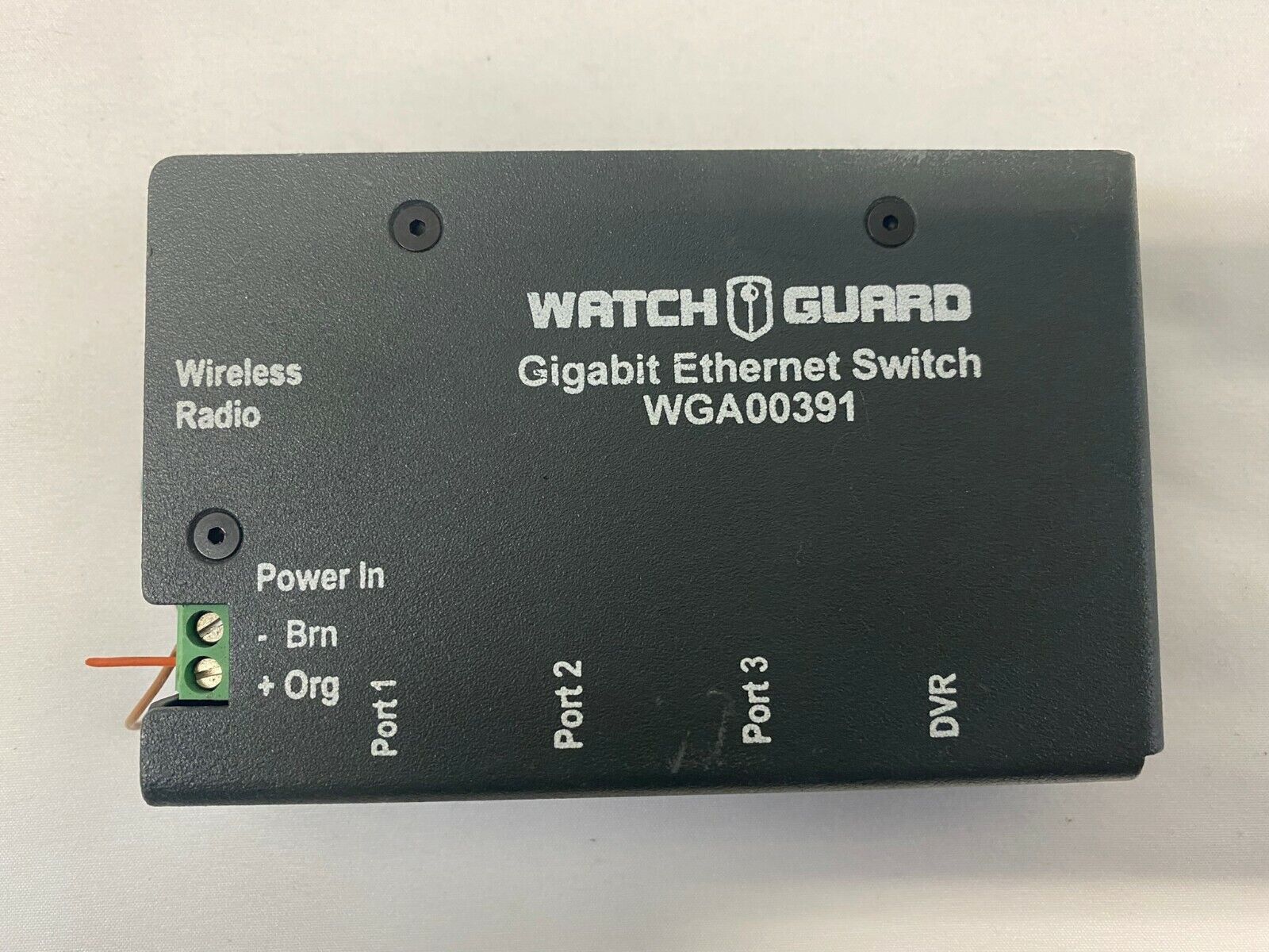 Watch Guard Gigabit Ethernet Switch WGA00391 Wireless Radio 3 Port with DVR Port