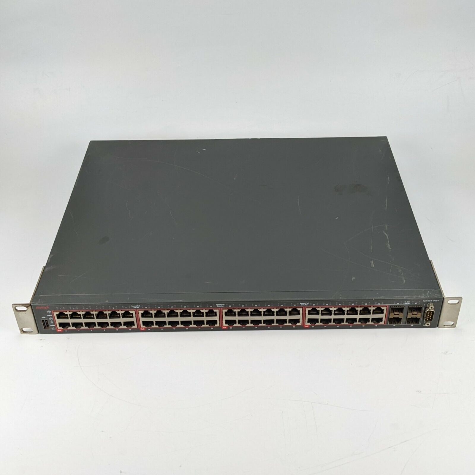 AVAYA 4548GT-PWR 48-Port POE Ethernet Routing Switch - TESTED - 2