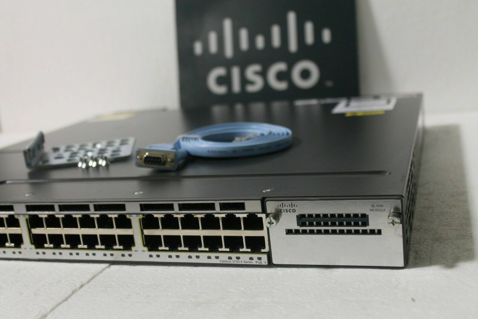 Cisco Catalyst WS-C3750X-48P-S - Poe+ Gigabit Switch SINGLE POWER
