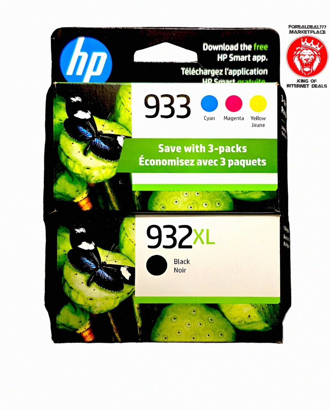 4 Premium 932/XL/933/XL New Original  Ink Cartridge for HP OfficeJet 